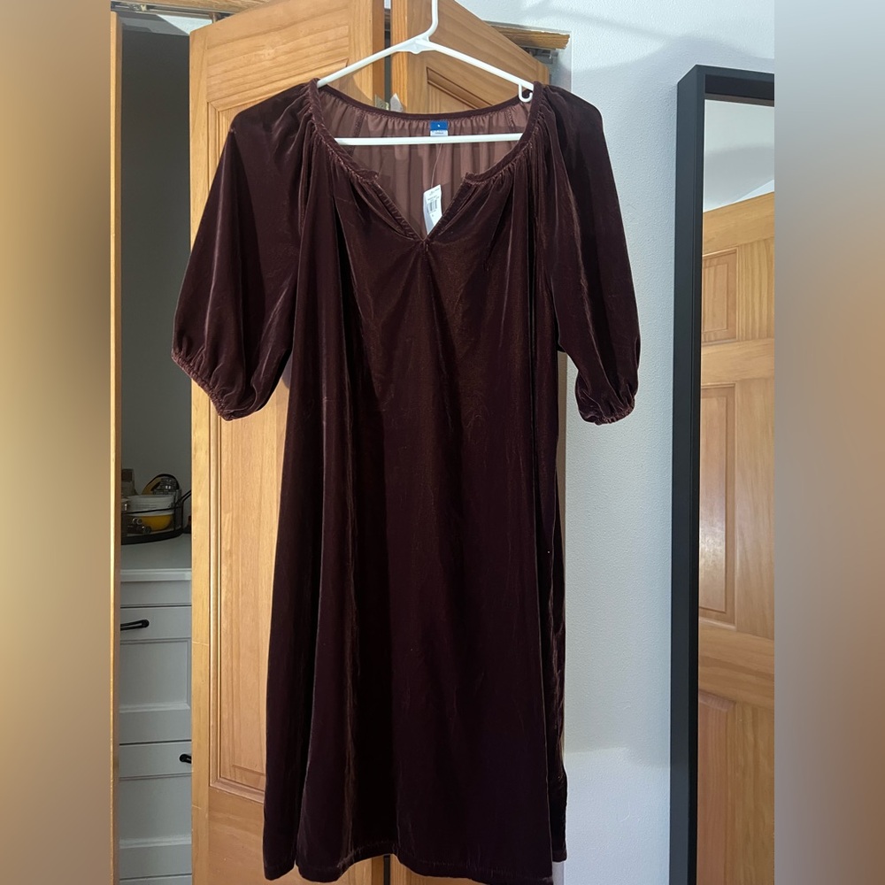 Old Navy velvet mini dress